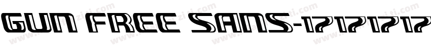 GUN FREE SANS字体转换